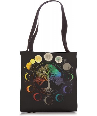 Phases Moon Tree Life Chakra Spiritual Healing Tote Bag $12.28 Totes