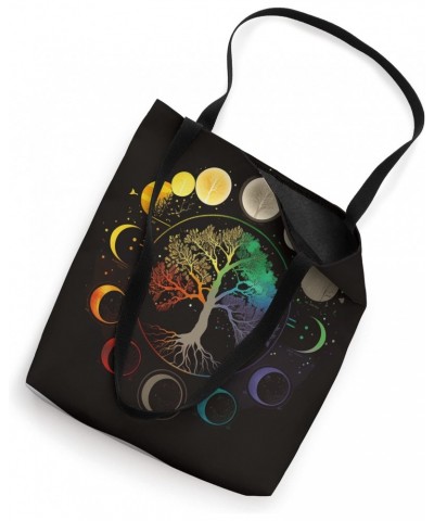 Phases Moon Tree Life Chakra Spiritual Healing Tote Bag $12.28 Totes