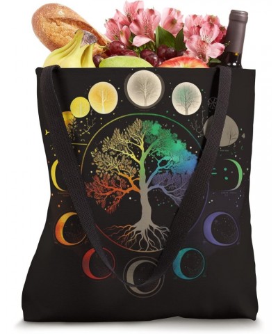 Phases Moon Tree Life Chakra Spiritual Healing Tote Bag $12.28 Totes