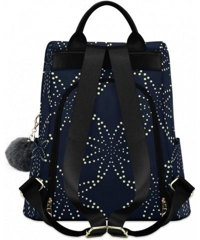 Backpack Purse for Women Fashion Travel Anti-theft Geometric Dot Line Design Daypack Casual Shoulder Bag Medium Size $23.51 B...