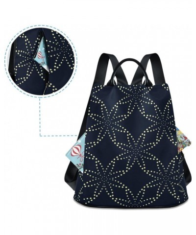 Backpack Purse for Women Fashion Travel Anti-theft Geometric Dot Line Design Daypack Casual Shoulder Bag Medium Size $23.51 B...