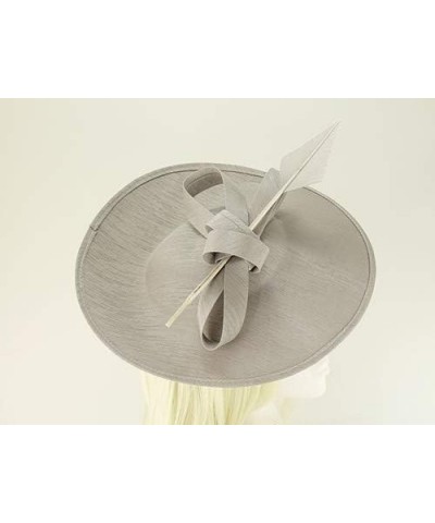 Silk Disc Headpiece Bundle with Matching Silk Bag (2 Items) Platinum $47.25 Clutches