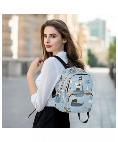 Travel Backpack Purse for Women Fashion Anti-theft Work Casual Cats Monkeys Daypack Shoulder Bag Medium Size Medium $19.60 Ba...