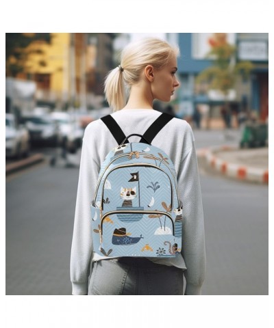 Travel Backpack Purse for Women Fashion Anti-theft Work Casual Cats Monkeys Daypack Shoulder Bag Medium Size Medium $19.60 Ba...