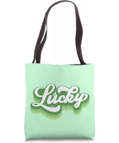 Lucky retro saying St. Patrick's Day luck Tote Bag $11.04 Totes