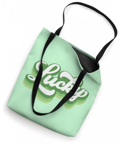 Lucky retro saying St. Patrick's Day luck Tote Bag $11.04 Totes