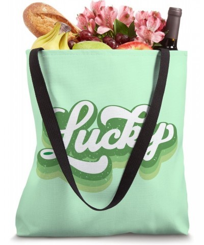 Lucky retro saying St. Patrick's Day luck Tote Bag $11.04 Totes