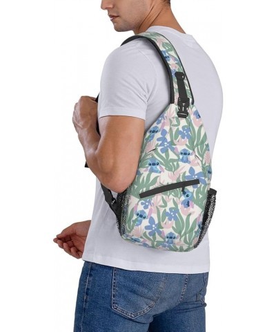 Cartoon Sling Bag Chest Crossbody Bag Men Women Casual Sling Backpacks For Travel Hiking Sport Ae12 $17.03 Backpacks