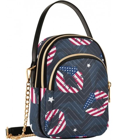 Cow Roses on Black Quilted Purse Bag Small Purse with Handle American Flag Color Lips $12.36 Crossbody Bags