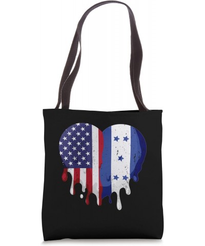 American Honduran Hispanic Heritage Month Flag Heart Tote Bag $17.40 Totes