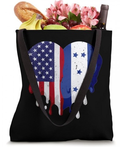 American Honduran Hispanic Heritage Month Flag Heart Tote Bag $17.40 Totes