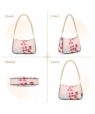 Crossbody Bags for Women Shoulder Purse Cute Print Handbags Stylish Clutch Purse with Chain Strap $15.59 Totes