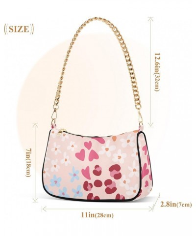 Crossbody Bags for Women Shoulder Purse Cute Print Handbags Stylish Clutch Purse with Chain Strap $15.59 Totes