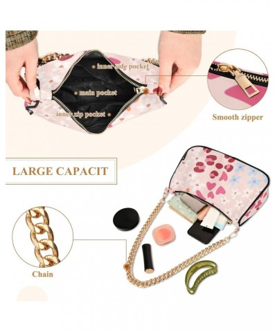 Crossbody Bags for Women Shoulder Purse Cute Print Handbags Stylish Clutch Purse with Chain Strap $15.59 Totes