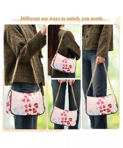 Crossbody Bags for Women Shoulder Purse Cute Print Handbags Stylish Clutch Purse with Chain Strap $15.59 Totes