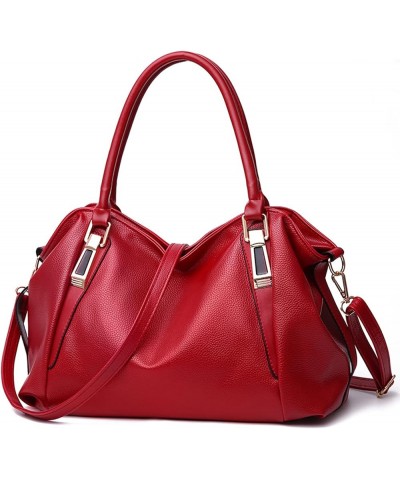 Womens Handbag Ladies Casual Shoulder Bags Crossbody Bag Waterproof Red $29.38 Shoulder Bags