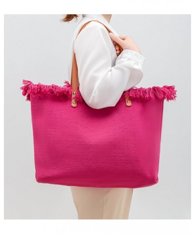 Large Capacity Tote Bag for Women Solid Color Hobo Bags for Women Travel Bag Gym Bag Vacation Summer Casual 2024 Rose $15.94 ...