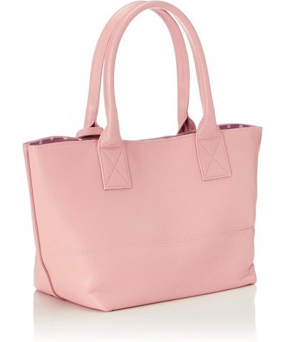 Calf Leather Tote Bag with Pouch (Suede Bottom Plate, Small) Outer Material: Pastel Pink X (Lining) Pastel Pink Polka Dots $2...