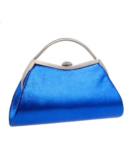 Shoulder Womens Evening Bags Clutches Purse Chain Key Dress Handbags Lipstick Bridal Blue $32.61 Evening Bags