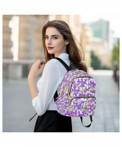 Backpack Purse for Women Camouflage Fashion Pattern Casual Shoulder Bag Small Backpack M Small $11.18 Backpacks