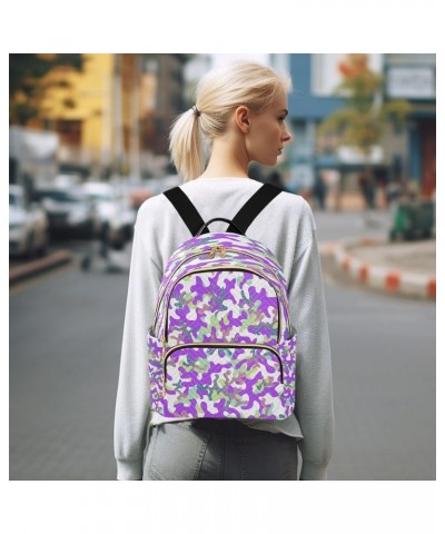 Backpack Purse for Women Camouflage Fashion Pattern Casual Shoulder Bag Small Backpack M Small $11.18 Backpacks