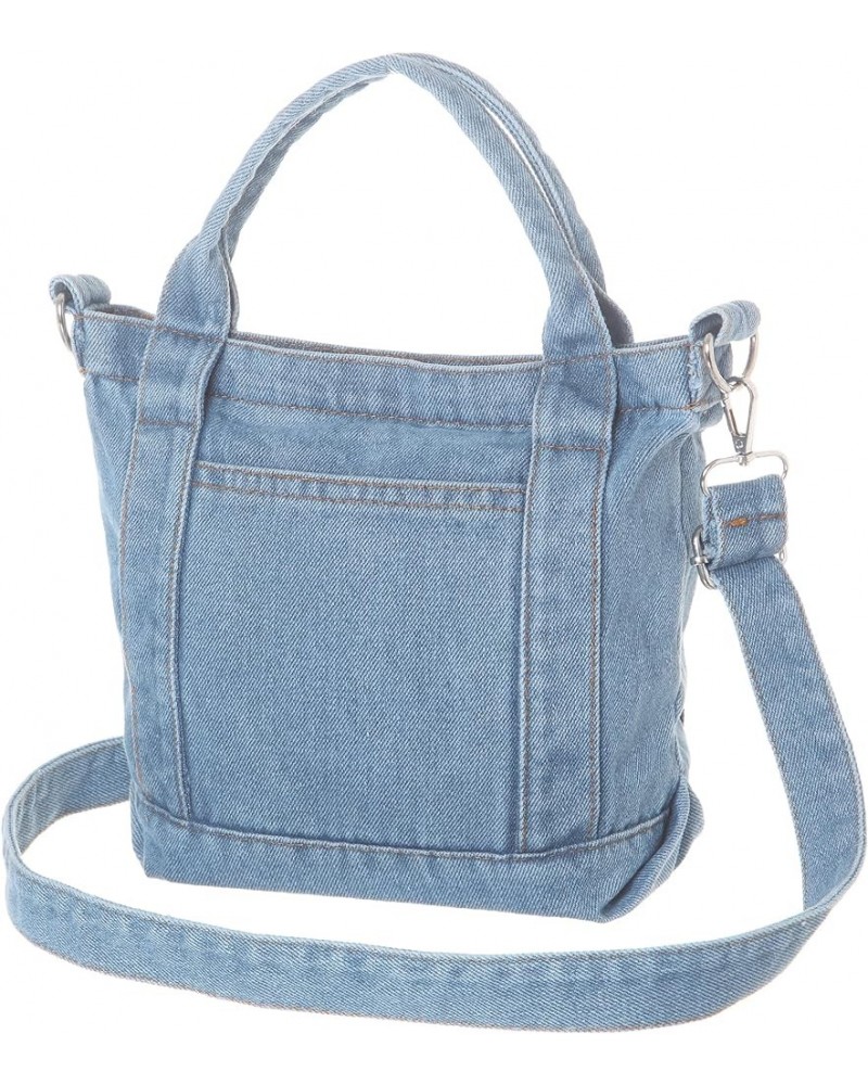 Denim Purse Jean Tote Bag for Women Crossbody Shoulder Denim Purses and Handbags for Women C-light Blue $13.62 Totes