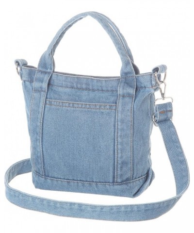 Denim Purse Jean Tote Bag for Women Crossbody Shoulder Denim Purses and Handbags for Women C-light Blue $13.62 Totes