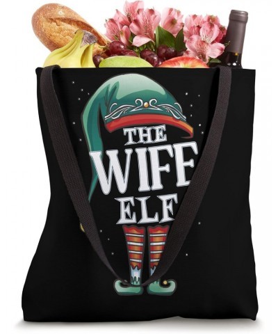 Wife Elf Christmas Group Xmas Pajama Party Tote Bag $10.73 Totes