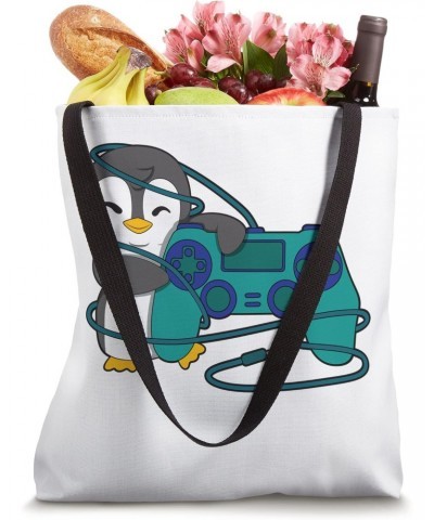 Penguin Video Games Gaming Gamer Tote Bag $12.74 Totes