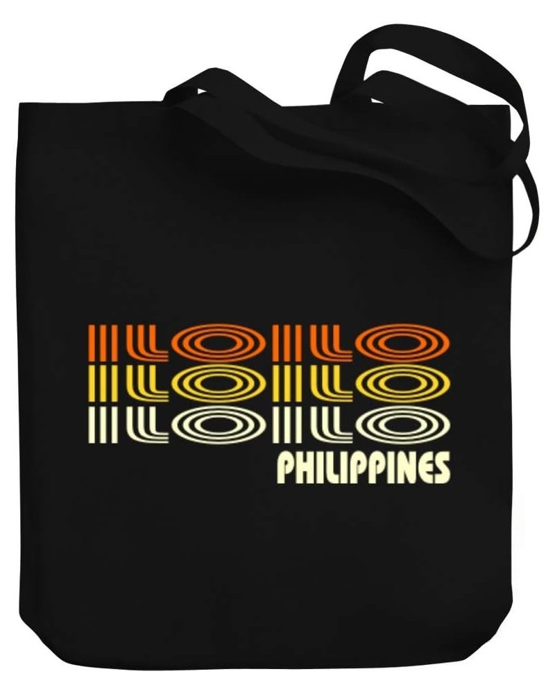 Retro Color Iloilo Canvas Tote Bag 10.5" x 16" x 4 $20.79 Totes