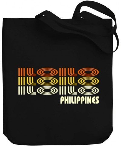 Retro Color Iloilo Canvas Tote Bag 10.5" x 16" x 4 $20.79 Totes