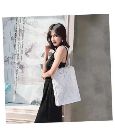 2pcs Polyester Cotton Bag Large Shoulder Bag Over Shoulder Bag for Women Womens Sling Bag Womens Shoulder Handbags Lace Bag S...