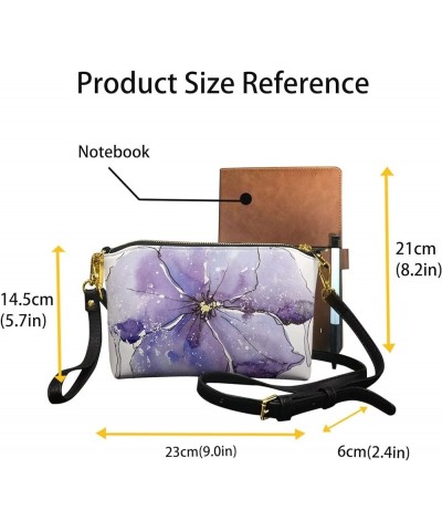 Trendy Purses for Women Crossbody Bag Sling Pack Multi-Purpose Shoulder Bag Leather Fanny Pack with Adjustable Strap Star Moo...