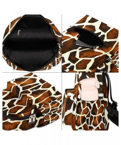 Leopard Print Mini Backpack Purse for Women, Animal Skin Small Fashion Daypack Lightweight, Cute Casual Travel Bag $16.33 Bac...