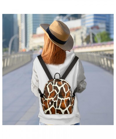 Leopard Print Mini Backpack Purse for Women, Animal Skin Small Fashion Daypack Lightweight, Cute Casual Travel Bag $16.33 Bac...