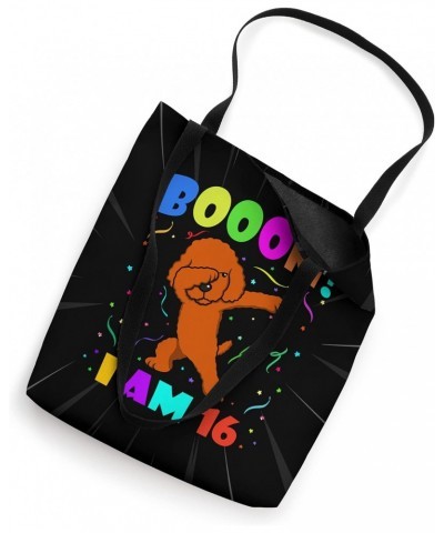 Dabbing Poodle Booom! I Am 16 Boys Girls 16th Birthday Party Tote Bag $12.96 Totes