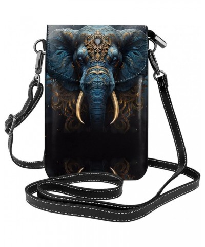 Fishscale Pattern Stylish And Secure Cell Phone Purse Wallet Crossbody - Perfect For Daily Use And Travel Eerie Elephant $20....