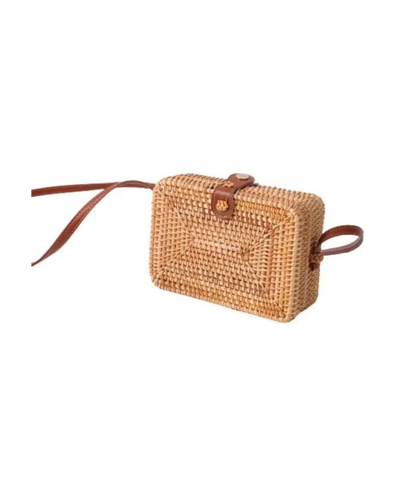 Straw Shoulder Bag Handwoven Straw Clutch Crossbody Bag Casual Beach Straw Handmade Bag for Women Envelope Purse A $13.26 Sho...