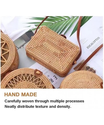 Straw Shoulder Bag Handwoven Straw Clutch Crossbody Bag Casual Beach Straw Handmade Bag for Women Envelope Purse A $13.26 Sho...