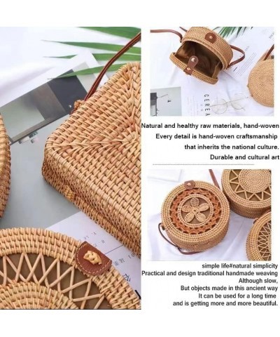 Straw Shoulder Bag Handwoven Straw Clutch Crossbody Bag Casual Beach Straw Handmade Bag for Women Envelope Purse A $13.26 Sho...