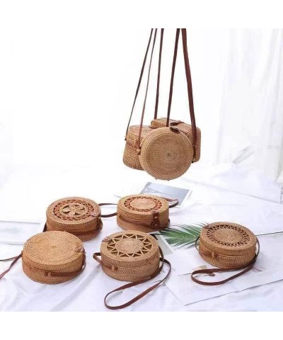 Straw Shoulder Bag Handwoven Straw Clutch Crossbody Bag Casual Beach Straw Handmade Bag for Women Envelope Purse A $13.26 Sho...