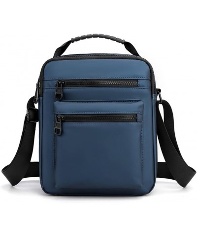 Men's Casual Messenger Bags Men's Crossbody Multi-compartment Casual Shoulder Bag Blue $23.52 Shoulder Bags