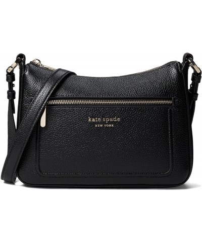 Hudson Pebbled Leather Medium Crossbody Black $76.89 Crossbody Bags