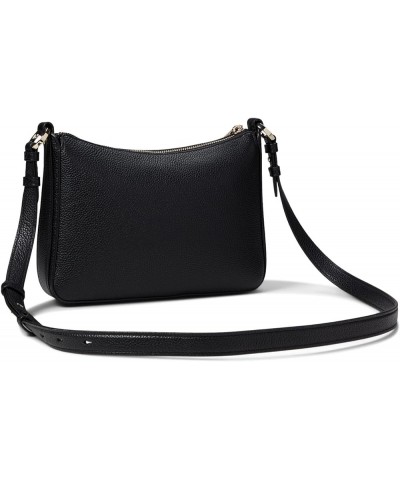 Hudson Pebbled Leather Medium Crossbody Black $76.89 Crossbody Bags