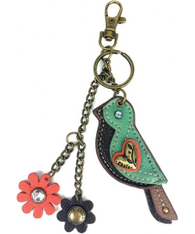 SWING Pack Smartphone Cross-Body Purse Purse Charm (Brown_ Dragonfly With Teal Flower) Black- Mini Green Bird $27.69 Crossbod...