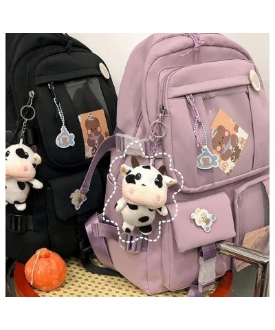 Kawaii Backpack with Kawaii Pins and Accessories Cute Backpack Aesthetic Backpack Women Lightweight Travel Rucksack G $26.58 ...