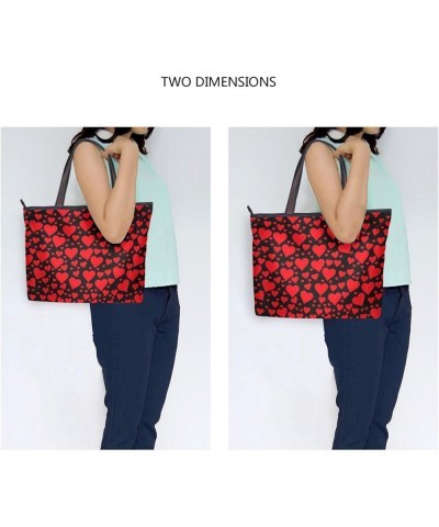 Tote Bag for Women with Zipper,Polyester Tote Purse Holiday Tote Bag Work Handbag Women Gift Valentine 5 $10.78 Totes