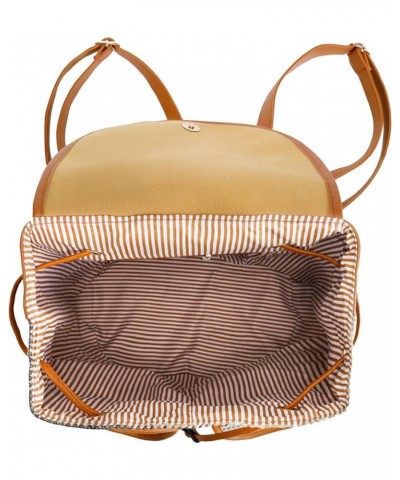 Handwoven Straw Backpack for Women Bohemian Beach Backpack Purse Drawstring Closure Casual Daypack 7521 Brown $19.70 Backpacks