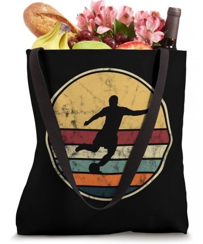 Soccer Player Vintage Distressed Retro Look Football Jersey Tote Bag $15.62 Totes