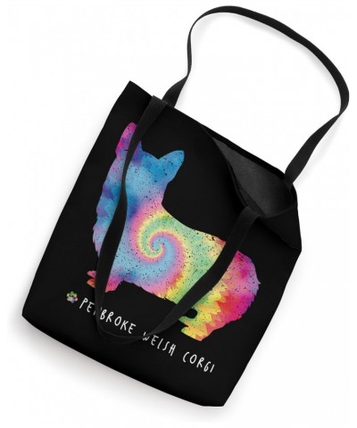 Welsh Corgi Lover Cute Puppy Pet Dog Owner Hippy Tie Dye Tote Bag $15.12 Totes